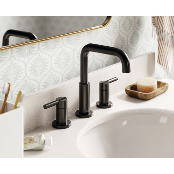 Delta Nicoli Widespread Faucet 2handle Bathroom Faucet with Drain